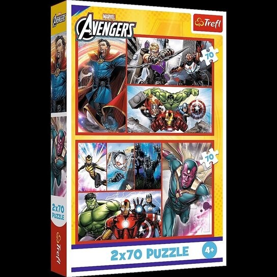 Puzzle Marvel Avengers Staň se hrdinou 2x70 dílků