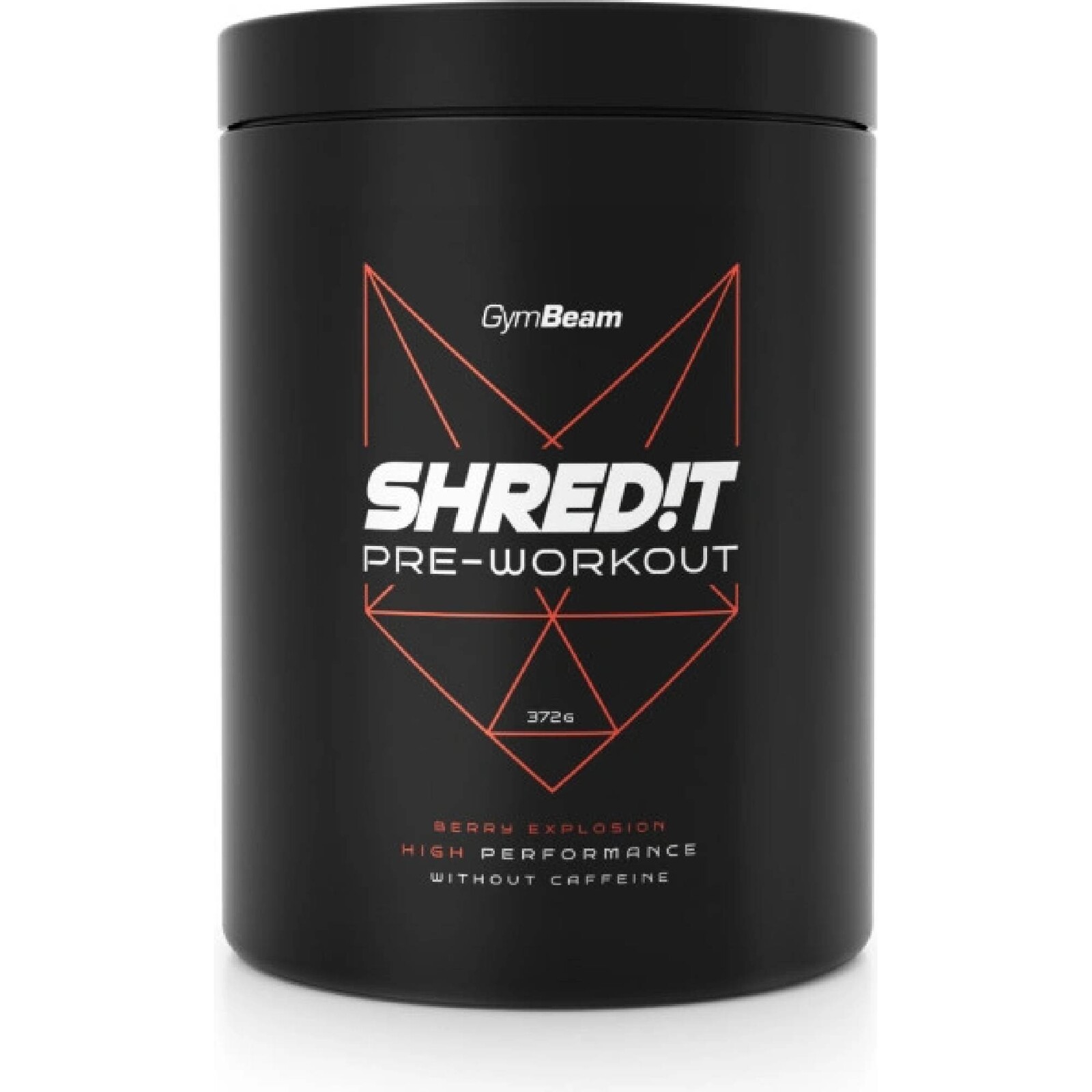 GymBeam SHRED!T pre workout 420 g Příchuť: Berry explosion