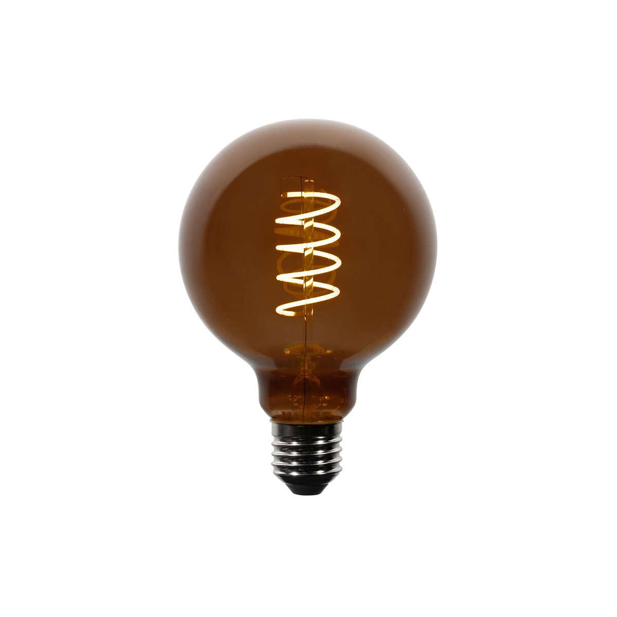 Stmívatelné LED žárovky E27 G95 hnědé 4W 120 lm 1800K