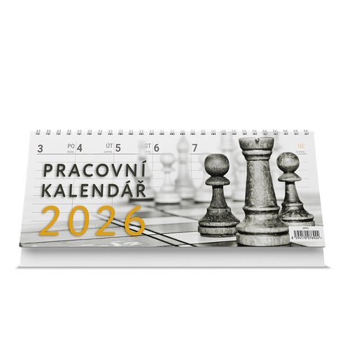 Pracovní kalendář 2026 - stolní kalendář