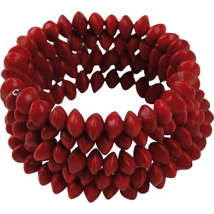 Bushman náramek Red Seed