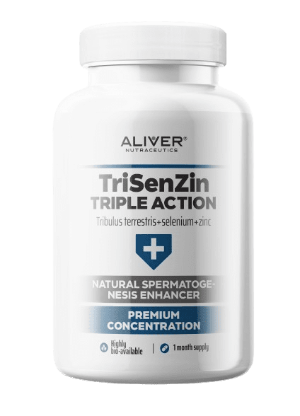 ALIVER NUTRACEUTICS TriSenZin Triple action 120 kapslí