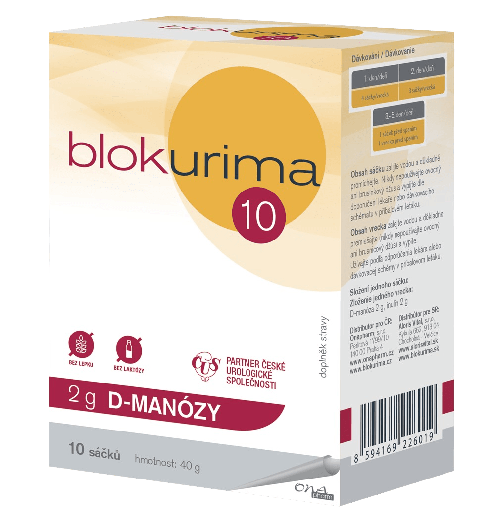 BLOKURIMA Blokurima 2g D-manózy 10 x 4 g