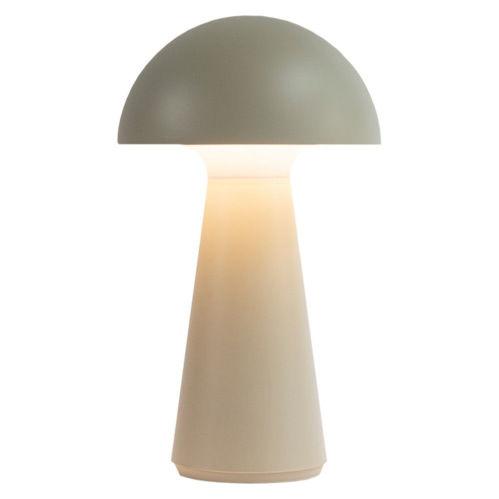 Šedá LED stolní lampa na dálkové ovládání (výška 28 cm) Sam – Sirius