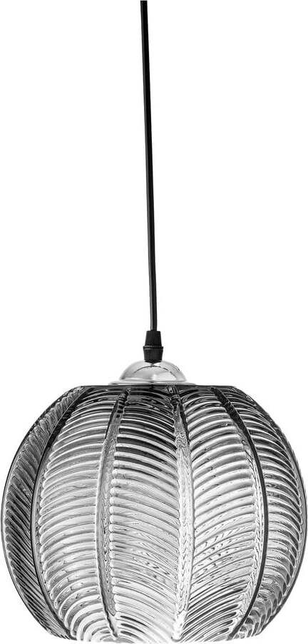 Šedé závěsné svítidlo se skleněným stínidlem ø 22 cm Adar – Bloomingville