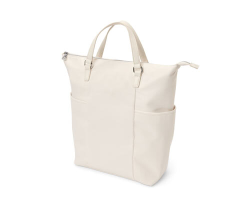 Tchibo - Plátěný batoh - barva: bílá