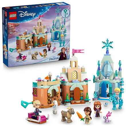 LEGO® │ Disney 43278 Miniaturní hrad Arendelle a Elsa a její ledový palác