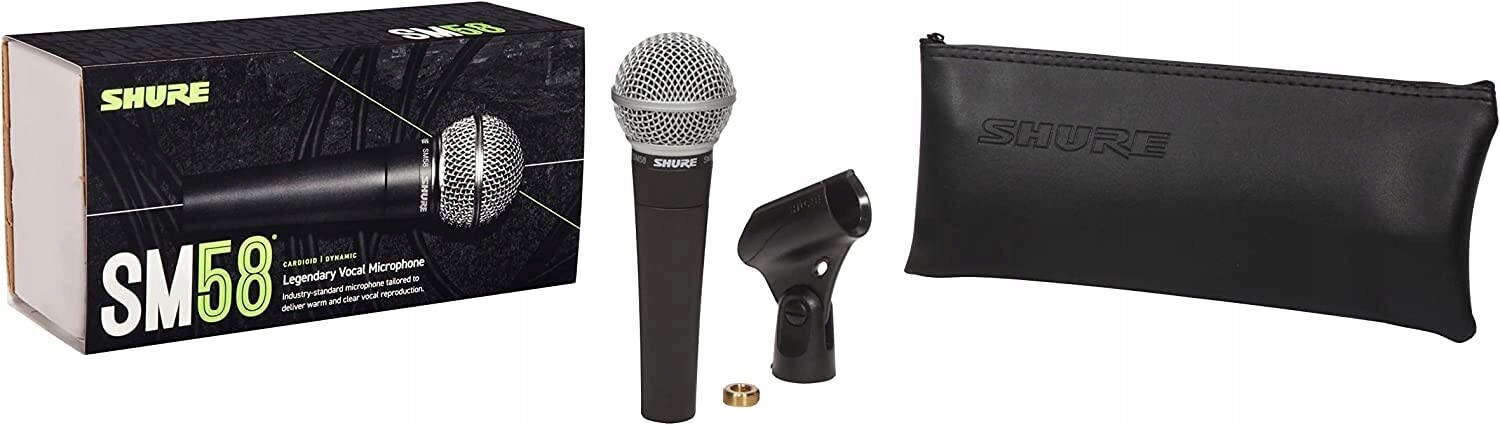 Shure SM58 LC – Legendární dynamický mikrofon Bez vypínače Nový