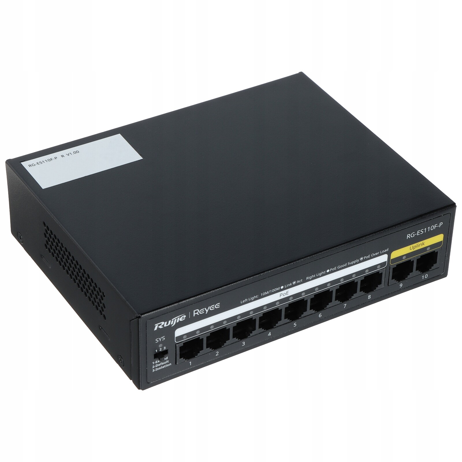 Switch Poe RG-ES110F-P 8-PORTOVÝ Reyee