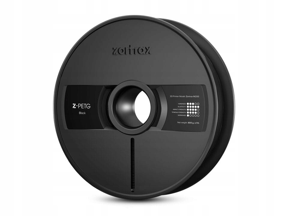 Filament Zortrax Z-petg 1,75 mm 800 g černý