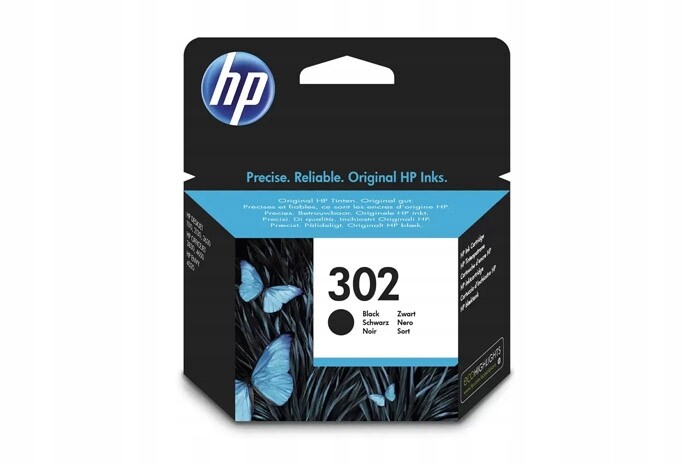 Originální inkoust Black Hp 302 (F6U66AE Abe)