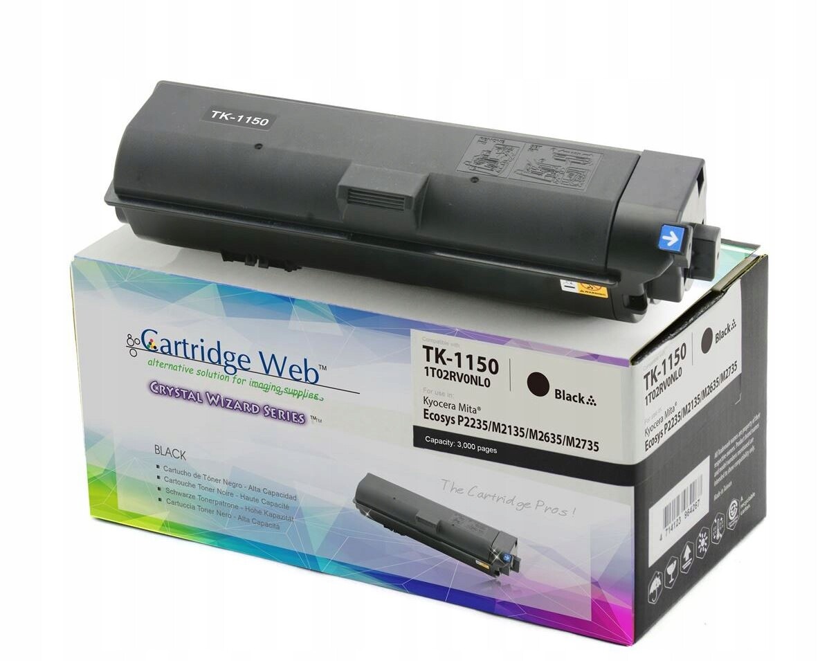 Toner Cartridge Web Černý Kyocera TK1150 náhrada TK-1150
