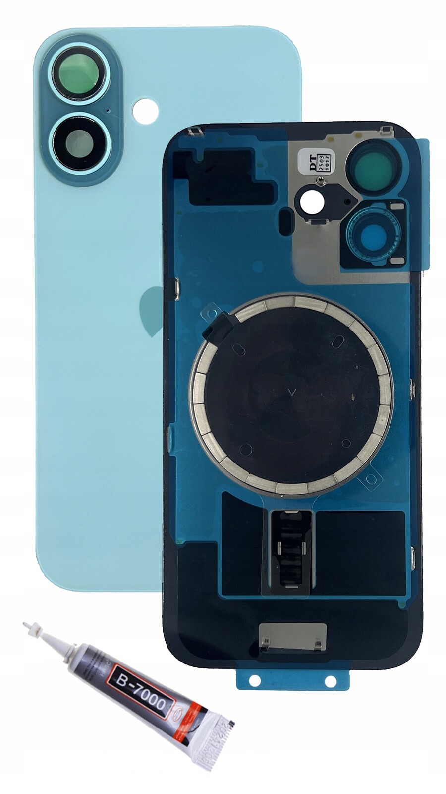 Klapka baterie berylová zeleň pro iPhone 16, zadní panel zadní kryt sklo zadní kryt