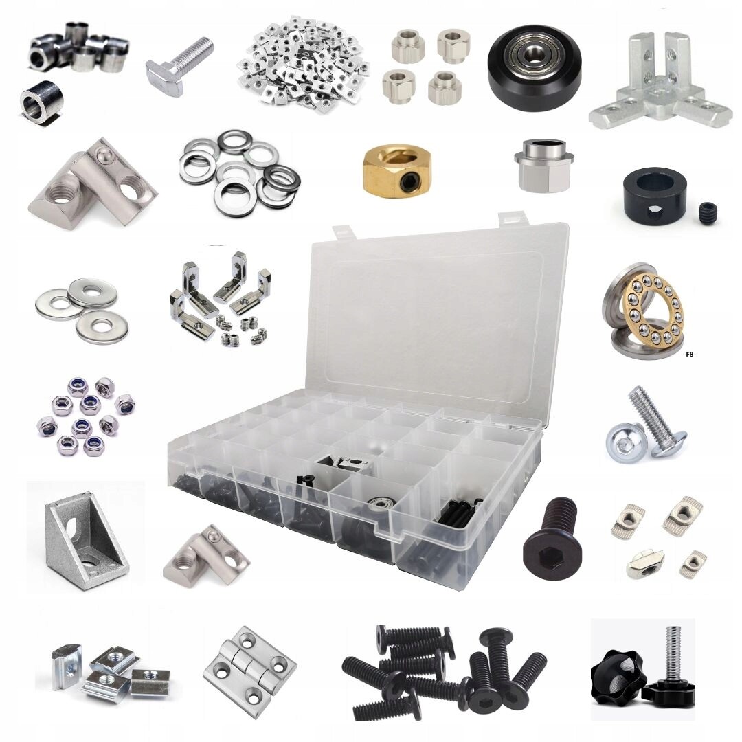 Startovací Sada S Díly Pro Profily Systému V-slot, 3D Tiskáren A Cnc