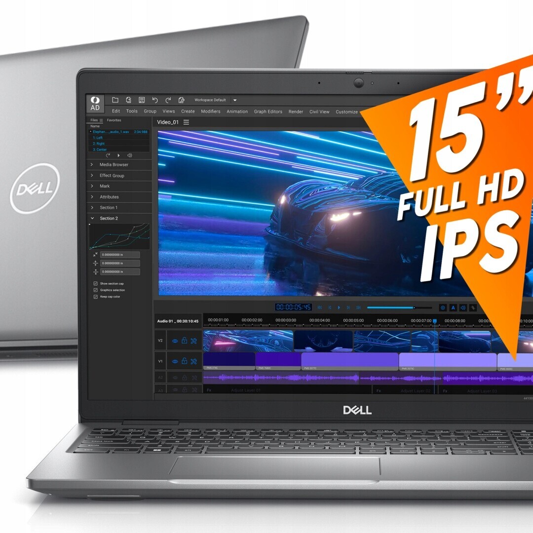 Ultrabook Dell Latitude 15 Fhd Ips Intel i5 Quad Wifi 32/1TB Ssd NVMe Profesionální