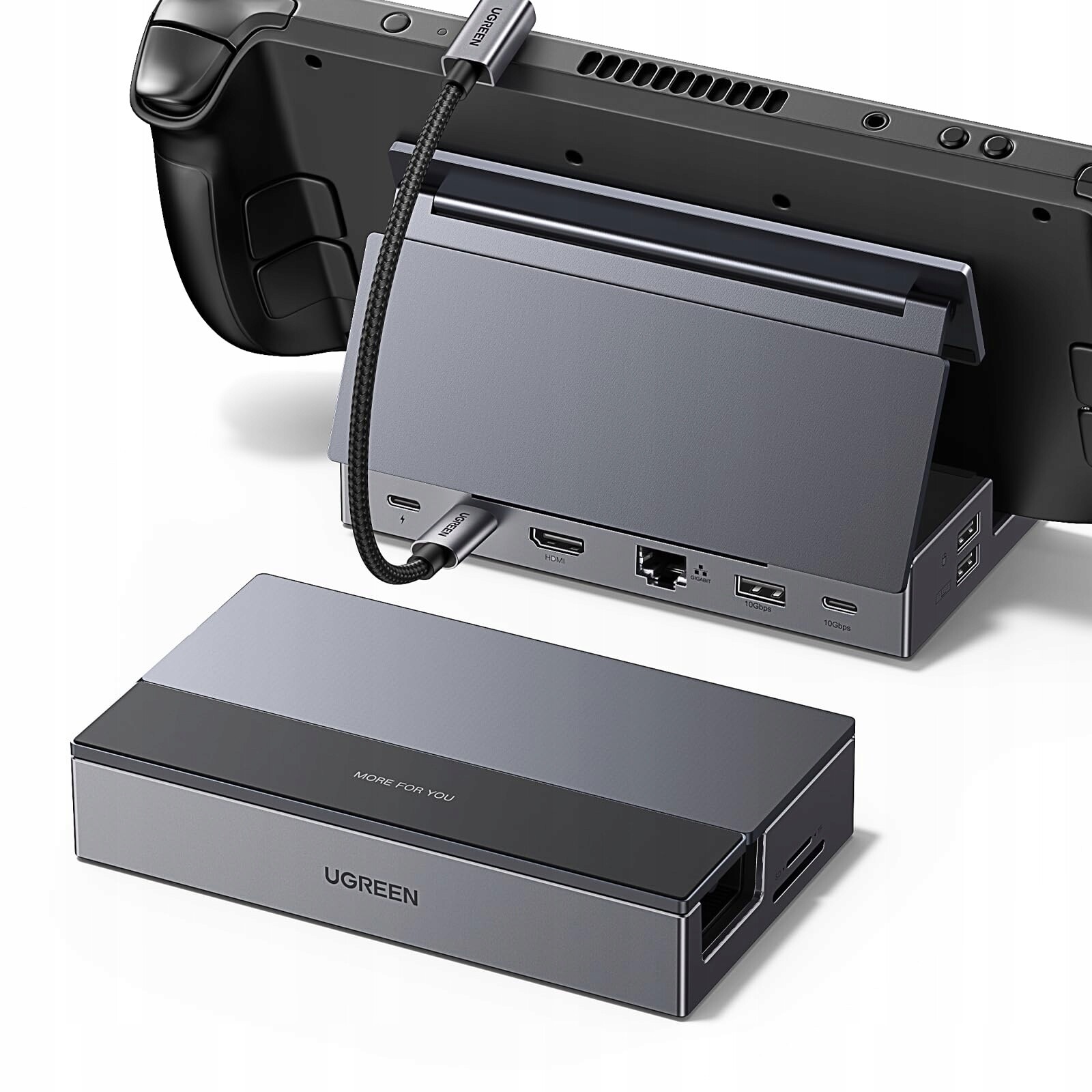 Ugreen Dokovací stanice 9v1 Asus Rog Ally X Msi Claw Legion Go