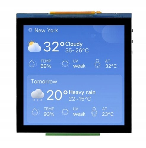 ESP32-S3-LCD 4“, WiFi, Bluetooth, Can, RS485 Sku: 30871