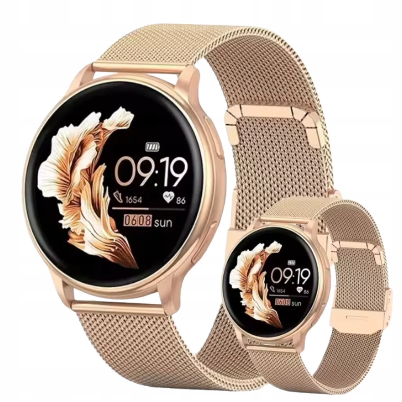 Chytré Hodinky Dámské Hodinky Menu Pl Hovory Oznámení Sport Zdraví Puls