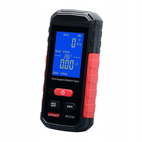 Tester Vln Záření Měřič Elektromagnetického Pole 5G 100uT LCD Ce