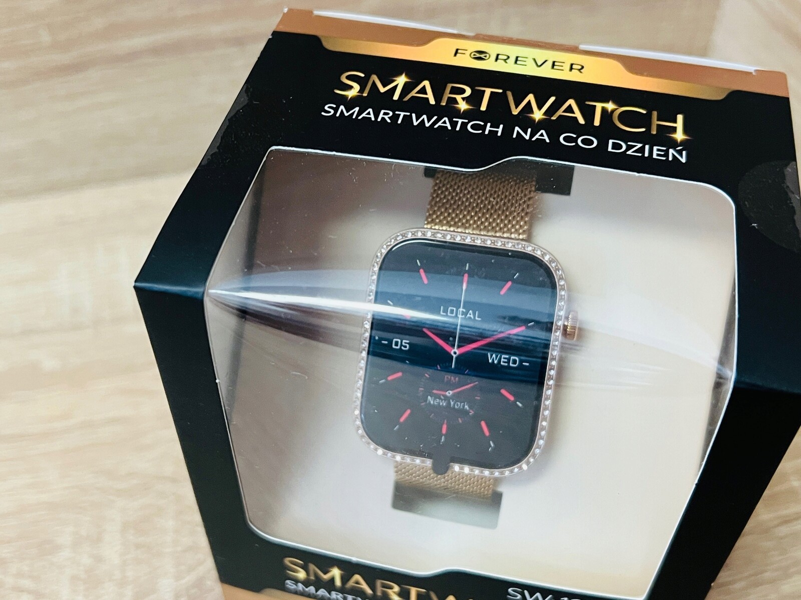 Chytré Hodinky Forever SW-121 zlaté