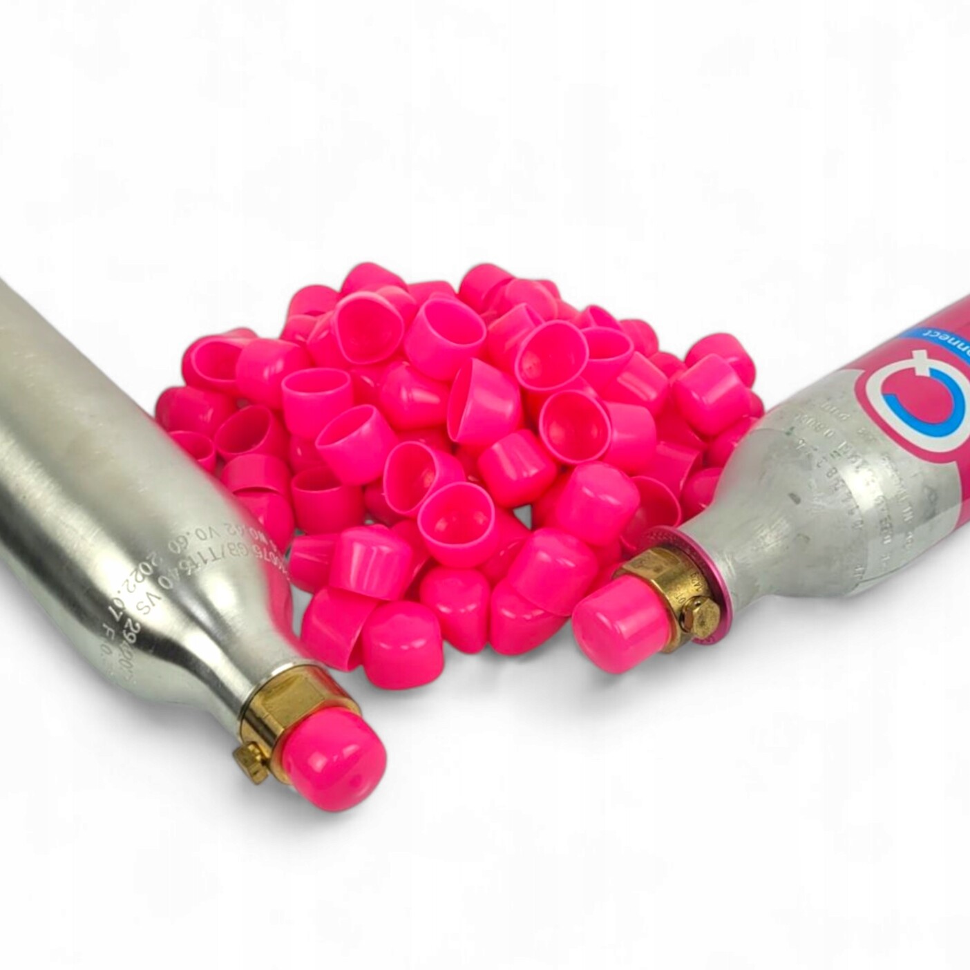 1000ks Zátky Karkulky na ventil Sodastream Krytka Korek Karkulka Růžová