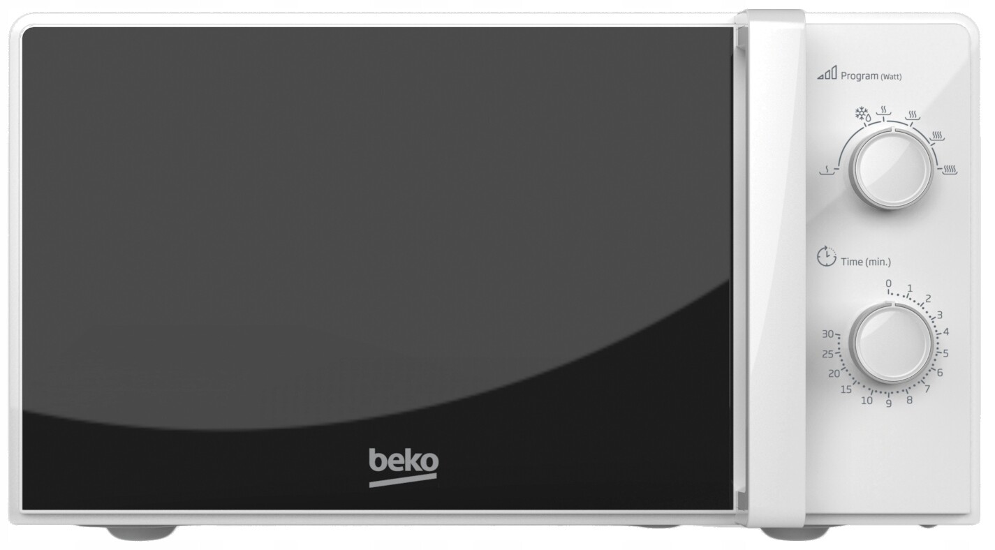 Mikrovlnná trouba Beko MOC20100WFB 700W 20L Časovač 5 úrovní bílá