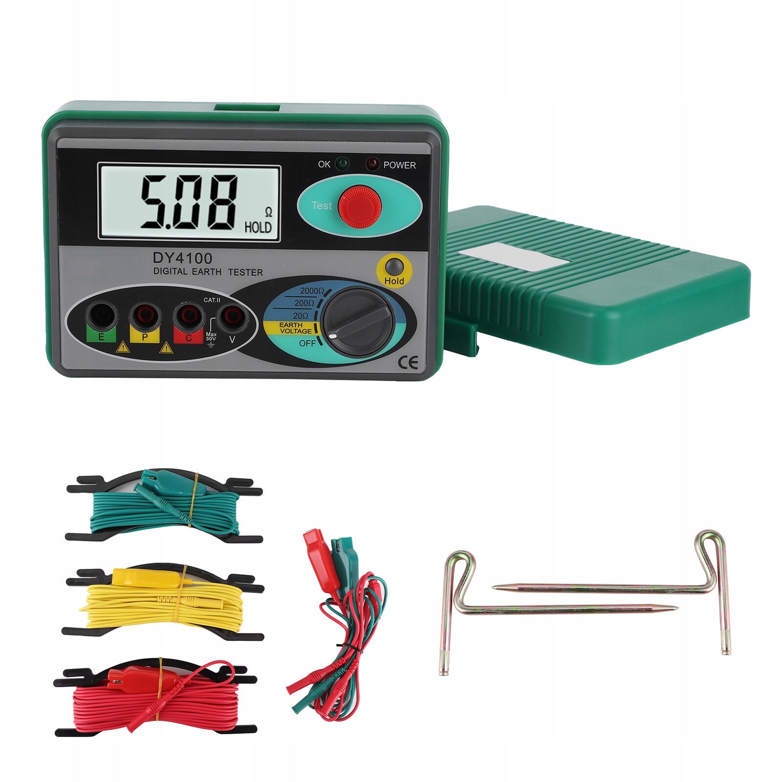 Digitální Měřič Odporového Testeru Vysoká Přesnost LCD