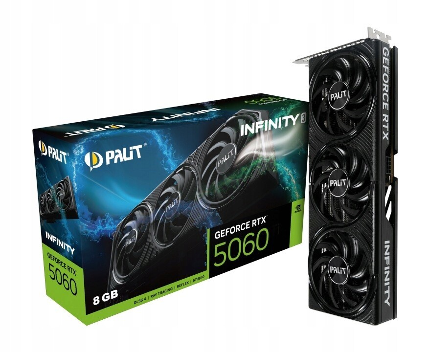 Palit Grafická karta GeForce Rtx 5060 Infinity 3 8 Gb GDDR7 128bit 3DP/HDMI