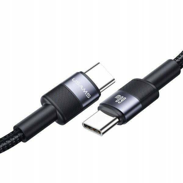 Usams Kabel Usb-c na Usb-c set 30ks 60W 1,2m opletený SJ724ZJ01 (us-sj