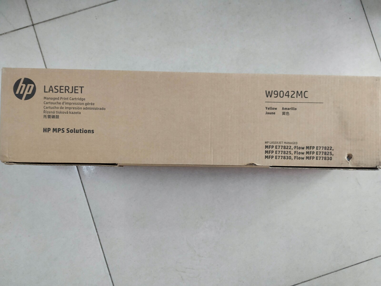 Toner Hp W9042MC Žlutý žlutý E77825 E77822 E77830 Akce