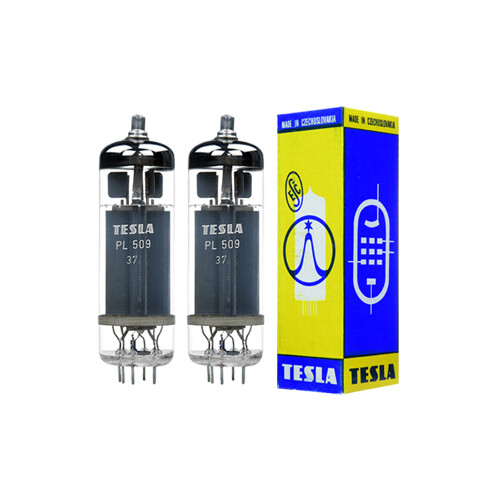 Elektronová lampa PL509 40KG6 pentoda výkonu Tesla 2 ks vybraný pár