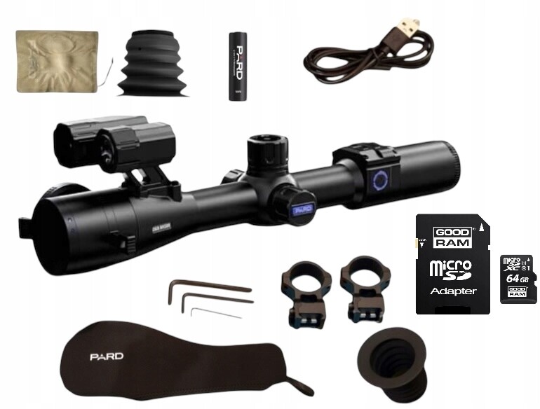 Dalekohled pro noční vidění Pard DS35-70RF/850nm Dalmierz Sada 64GB