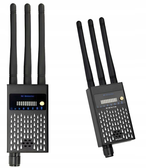 Detektor bezdrátových přenosů, ochrana před sledováním, kontrola