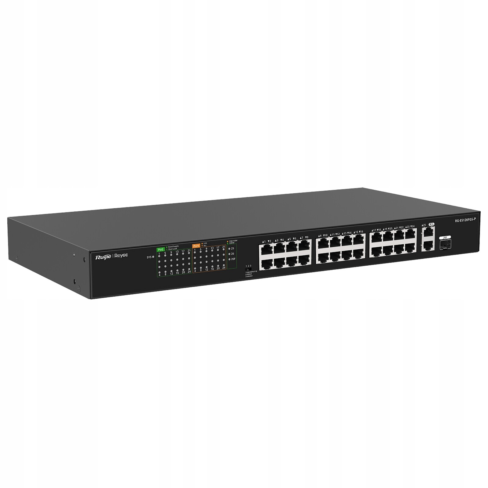 Switch Poe RG-ES126FGS-P 24-PORTOVÝ Reyee
