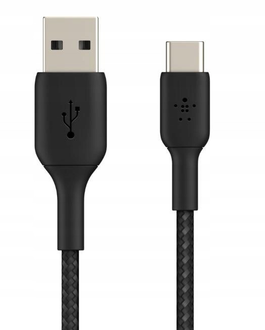 Kabel Braided Usb-c Usb-a 3 m černý