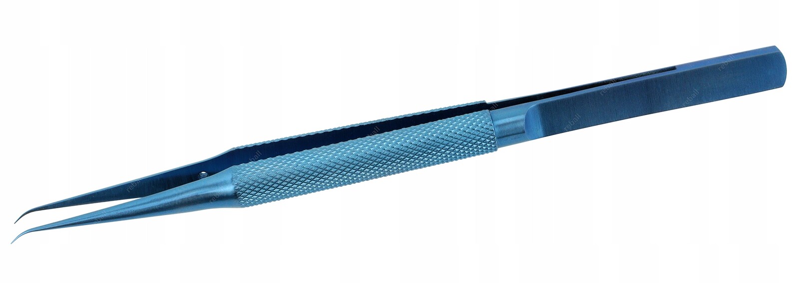 Zakřivená Titanová Přesná Pinzeta Drážky BT-15