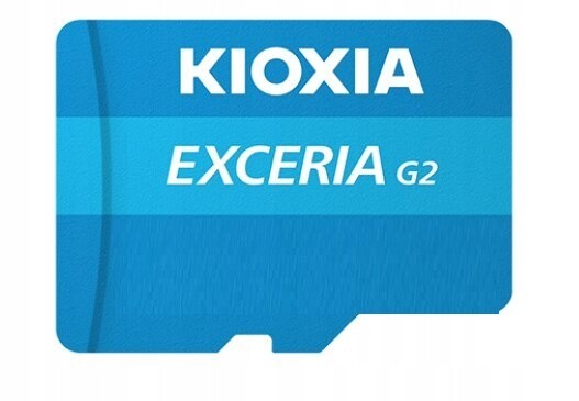 Kioxia 256GB microSD Kioxia Exceria (gen 2) Uhs I U3 V30 s adaptérem