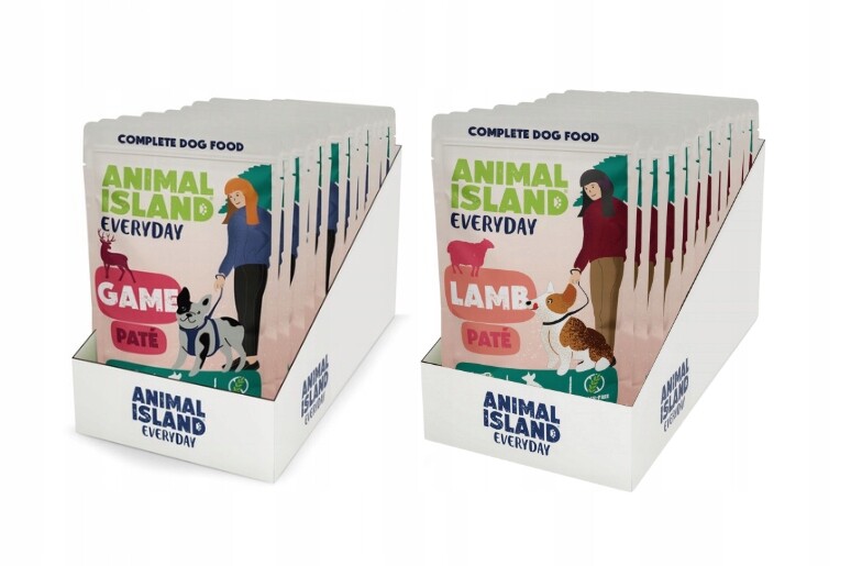 Animal Island Everyday Paštika Zvěřina+Jehněčí psi Malá plemena 20x150g