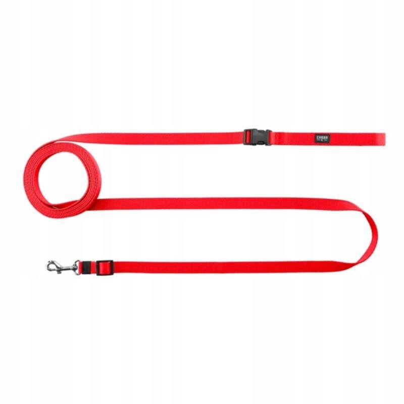 Chaba Vodítko Vycházkové S Bederním Pásem 20mm/4m Červené