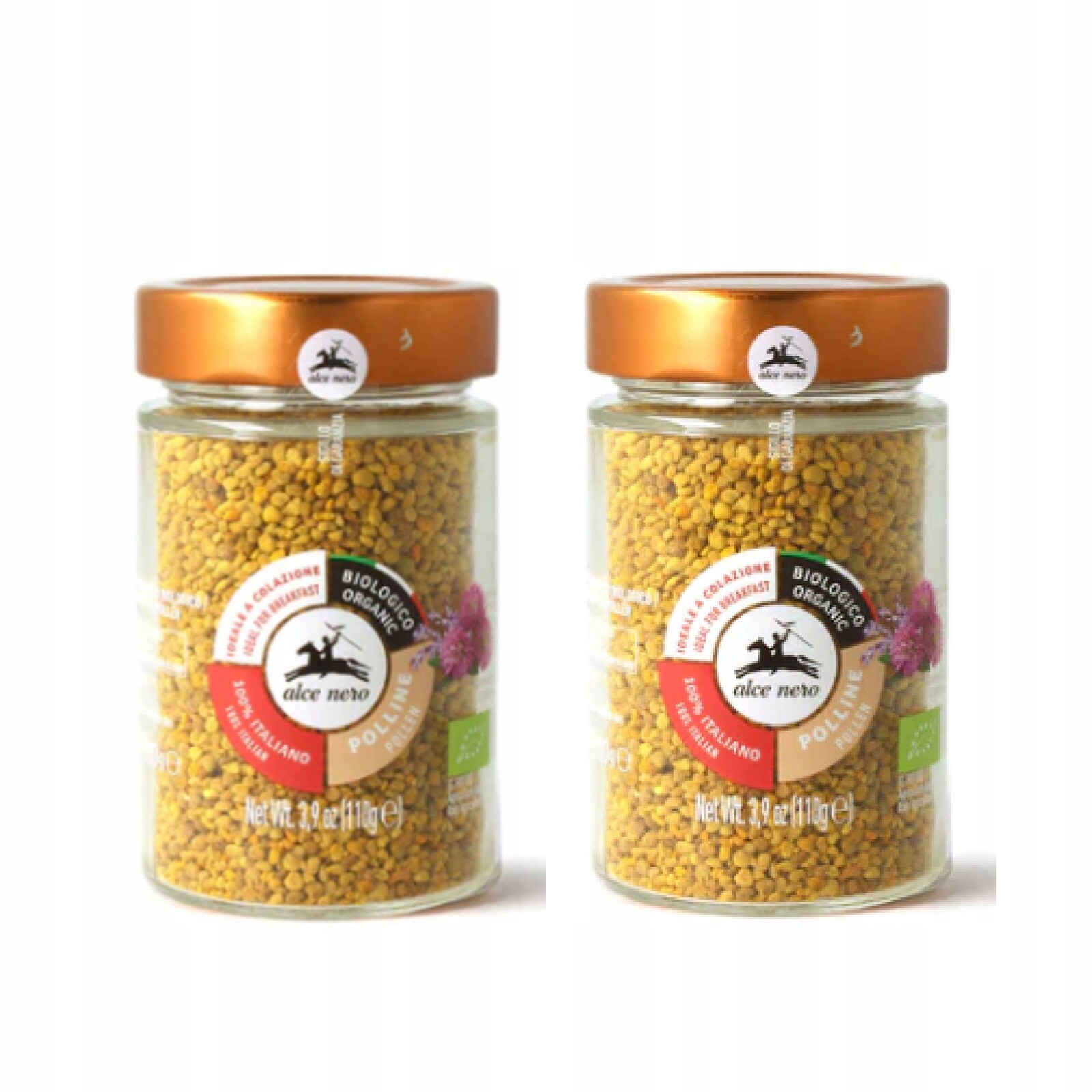 2x Květinový pyl (Včelí) Bio 110 g ekologický, 100% italský pyl Alc