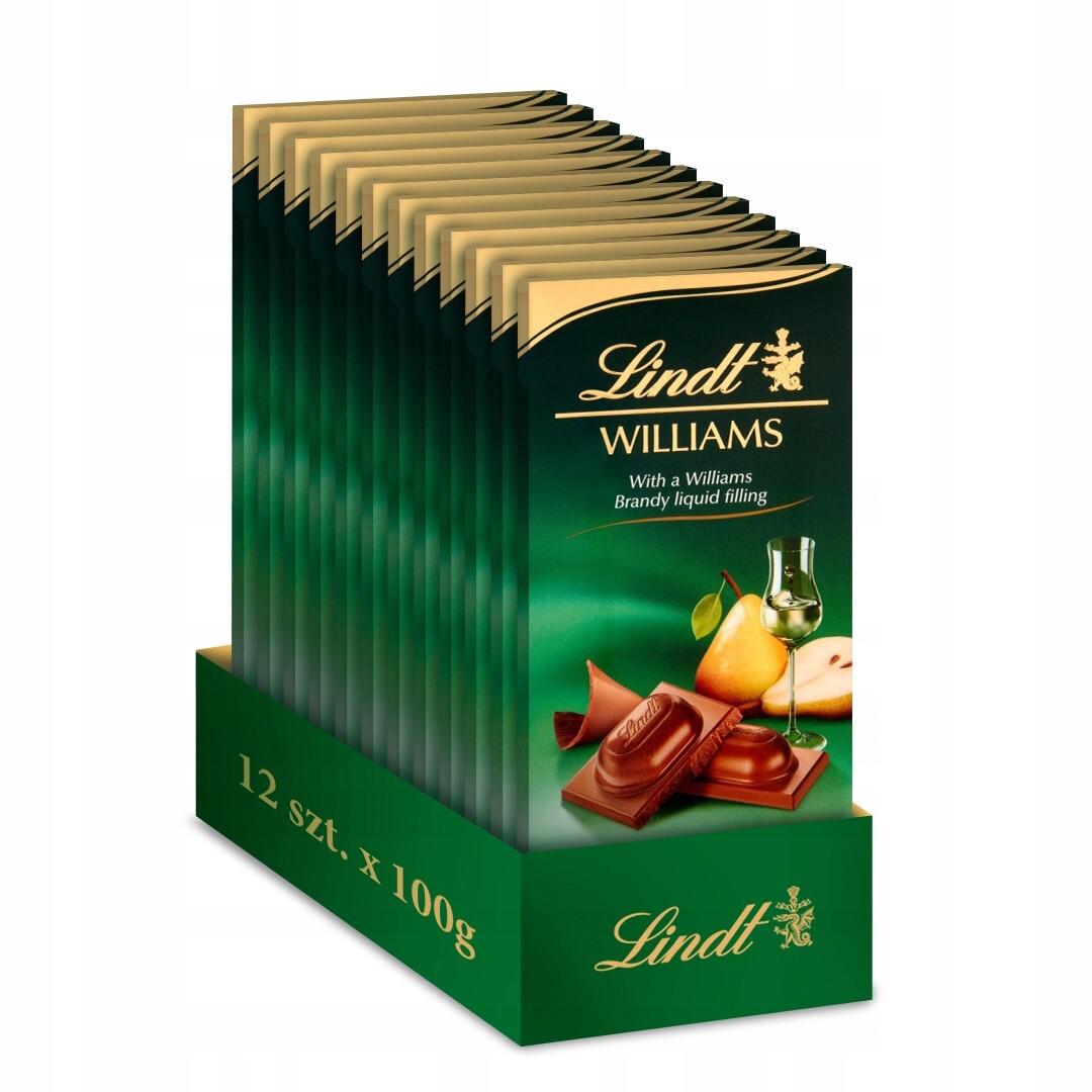 Lindt sada čokolád od Williams Brandy 12 x 100 g