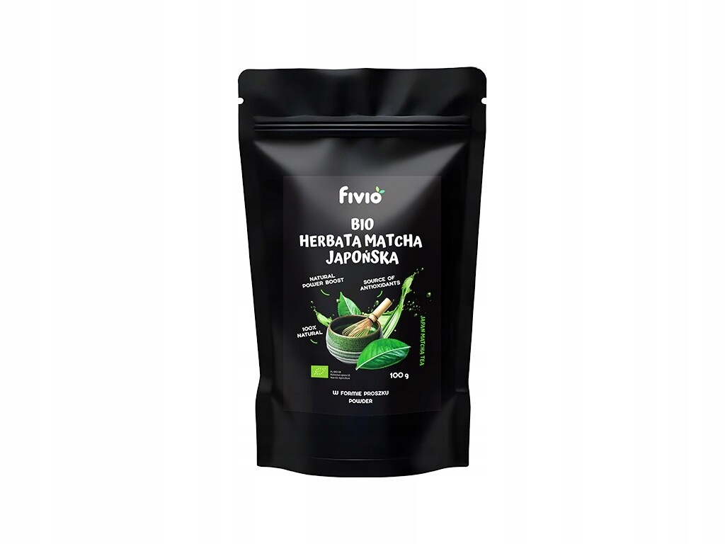Matcha Japonská Bio Čaj Zelený V Prášku Tradiční 100 G Fivio