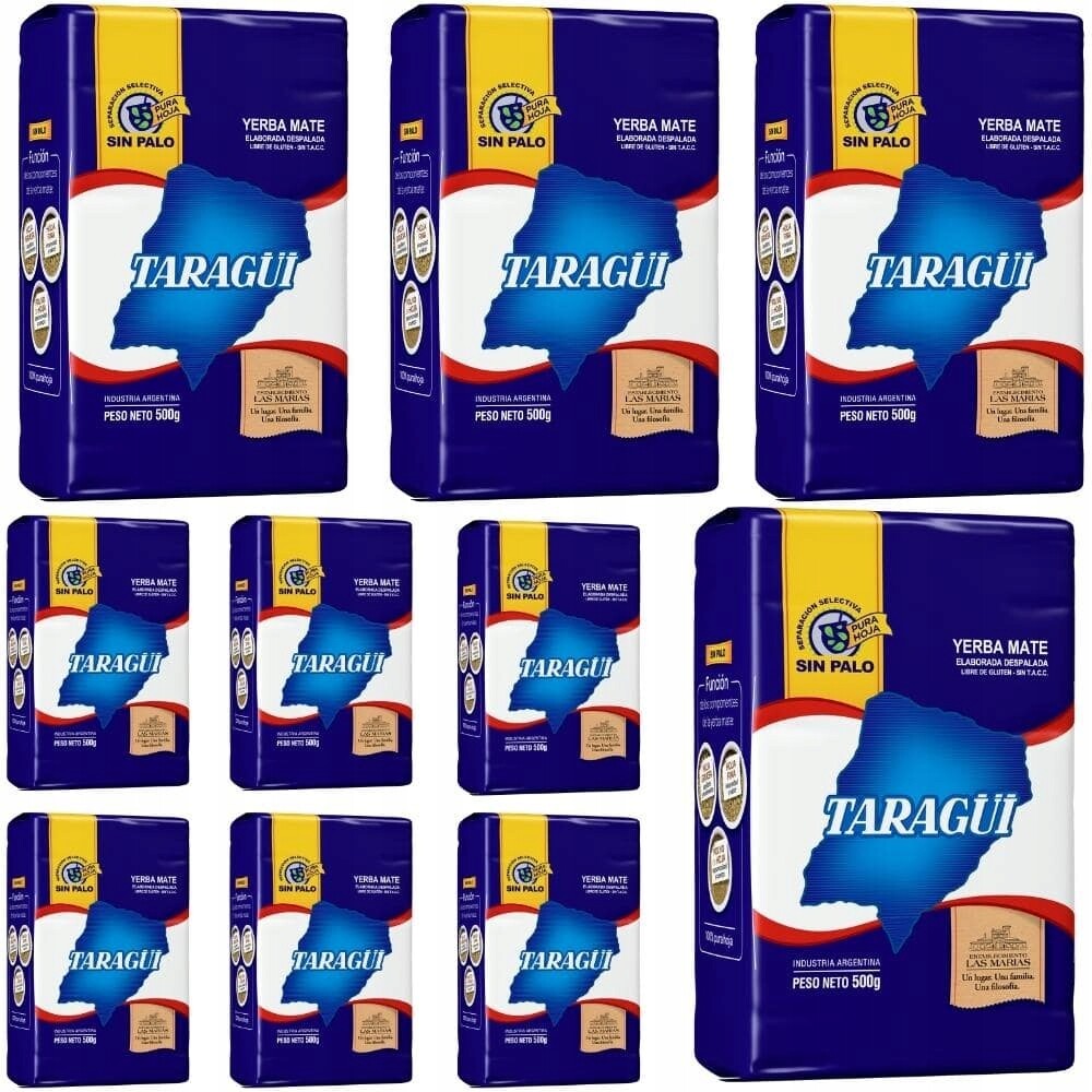 Sada Taragui Sin Palo Despalada 5 kg Yerba Mate