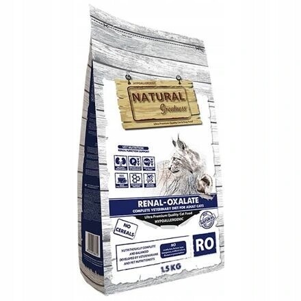 Natural Greatness Renal Oxalate veterinární dieta pro kočky 1,5 kg