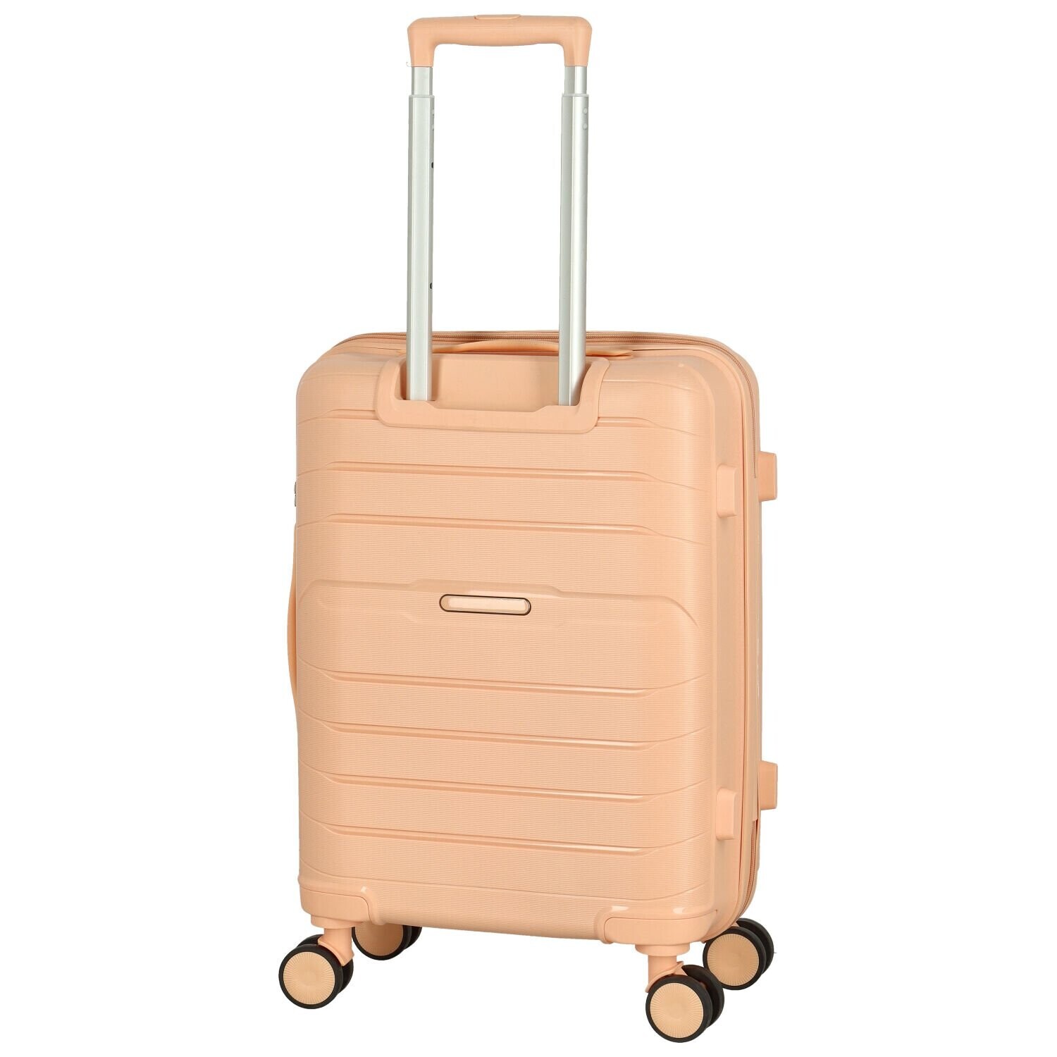 Cestovní plastový kufr Lamar velikost S, světle růžový