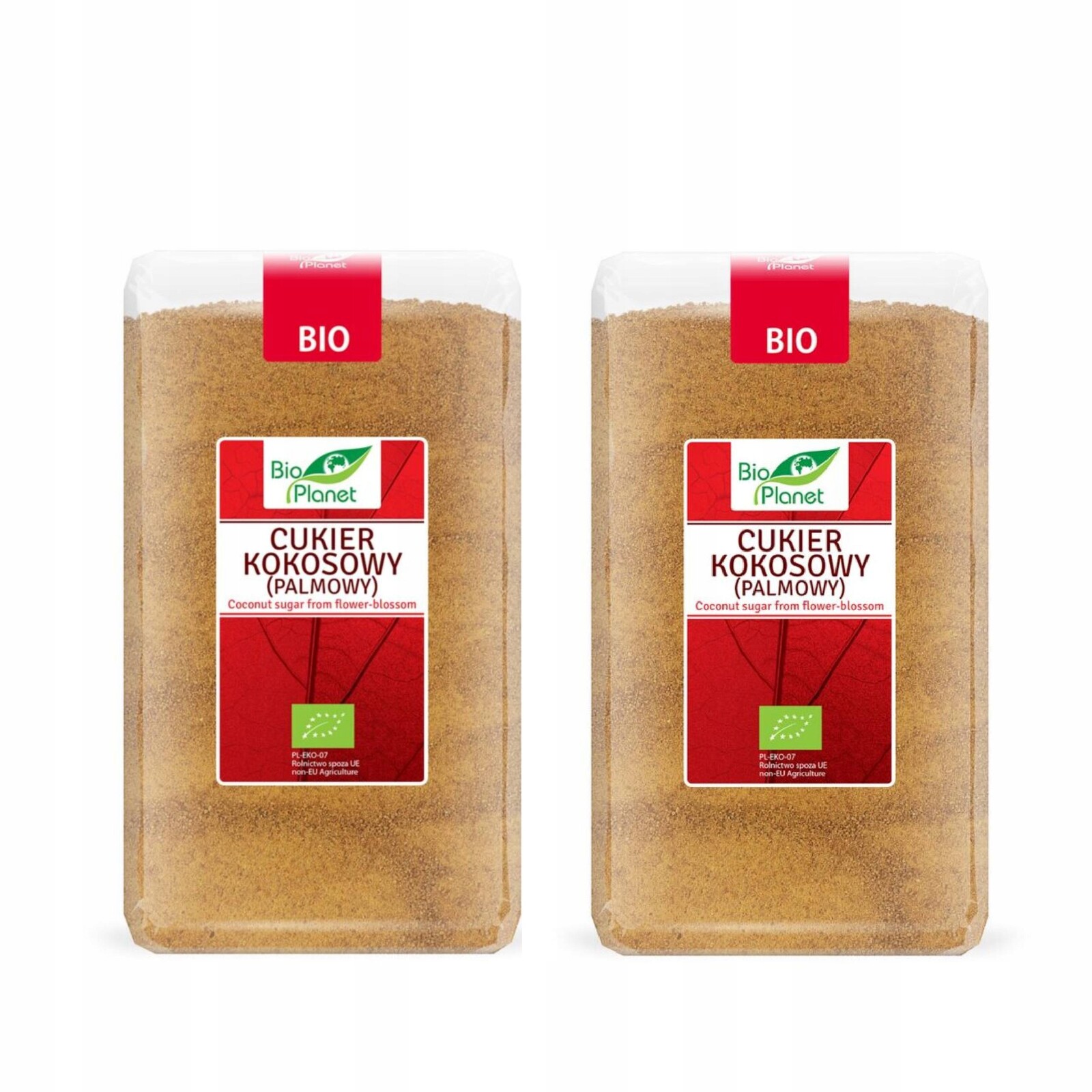 2x Cukr Palmový Bio 1 kg Nerafinovaný Bio Planet