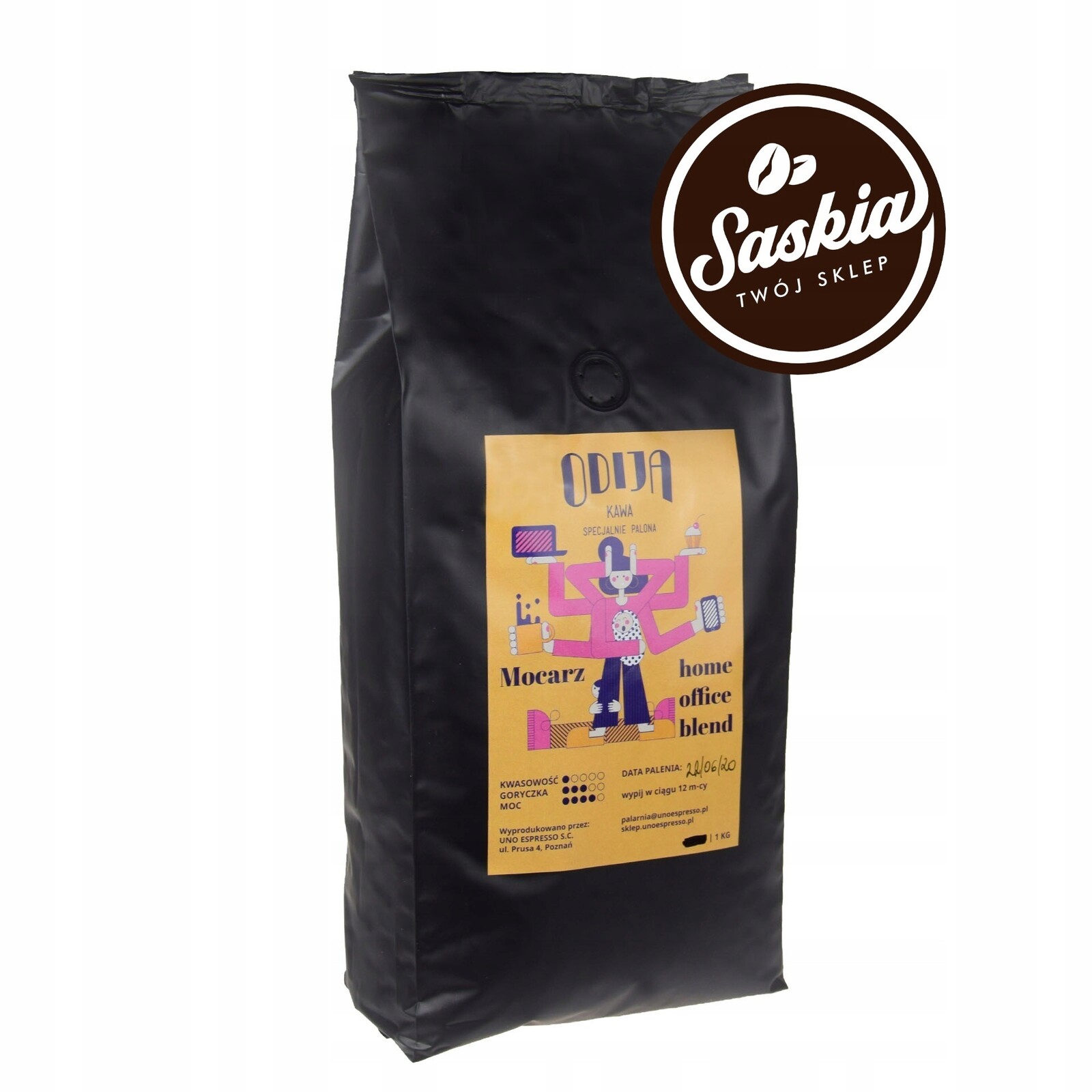 Káva Mocarz 1kg Odija do kávovaru