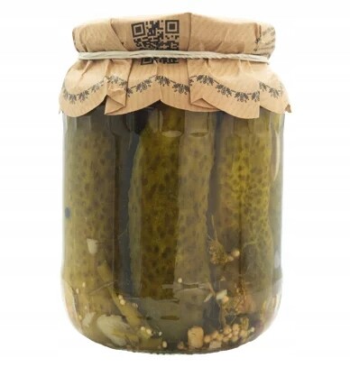 Fine Life Konzervované Okurky S Česnekem 640 G 6 Kusů