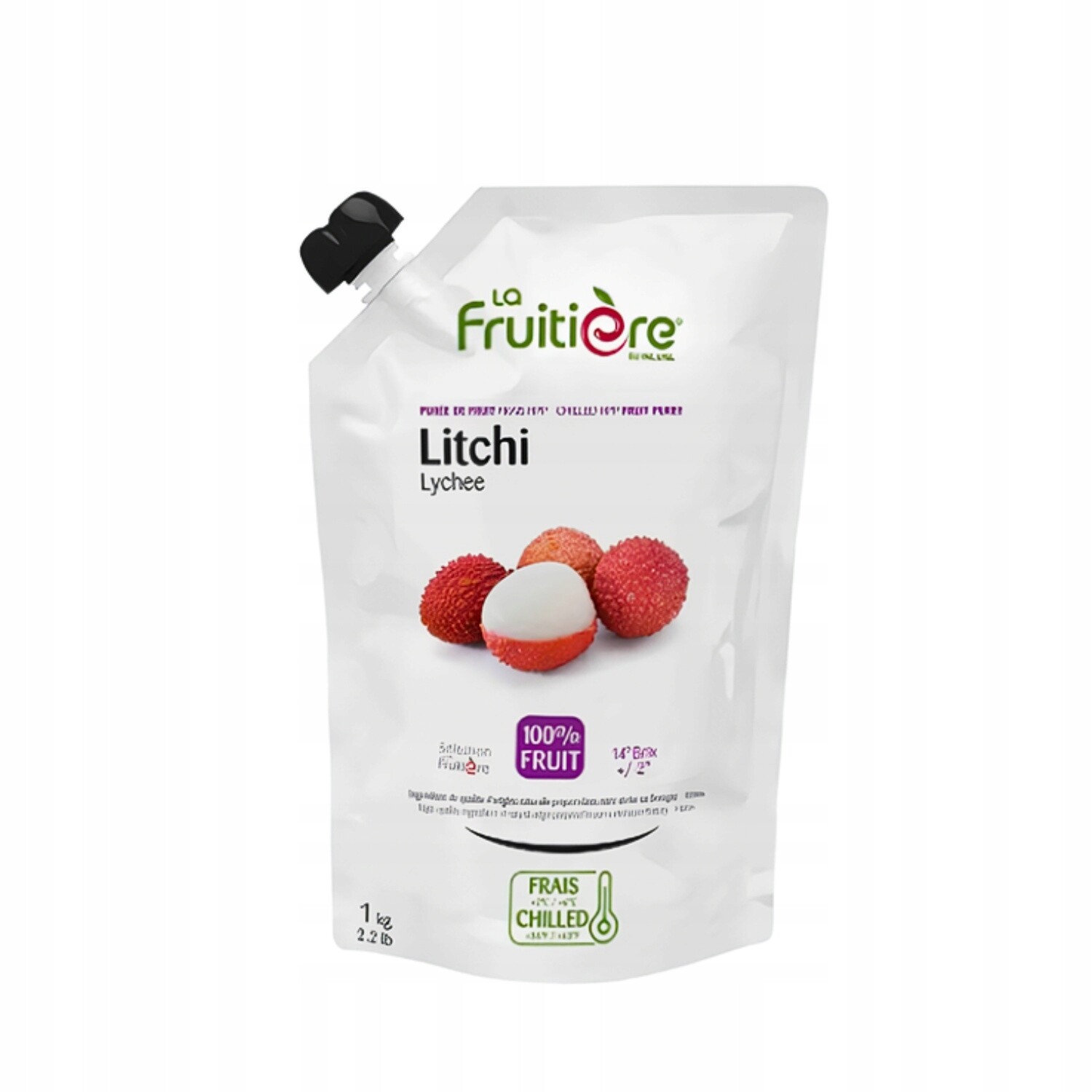 Liczi Pyré Premium La Fruitiere 1kg Francie 100% ovoce