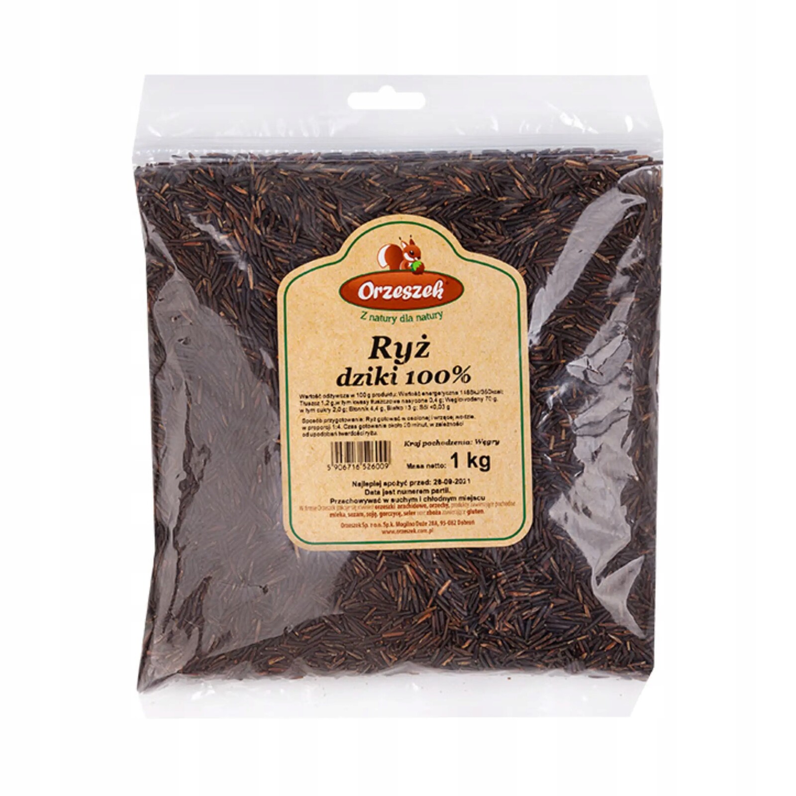 Divoká rýže 100% Orzeszek